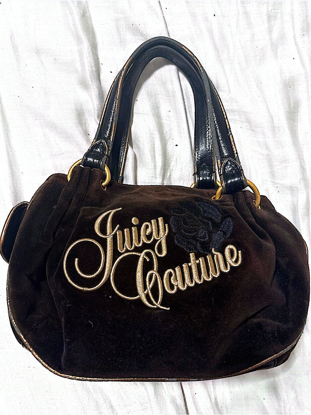 Juicy couture Brown and gold bag